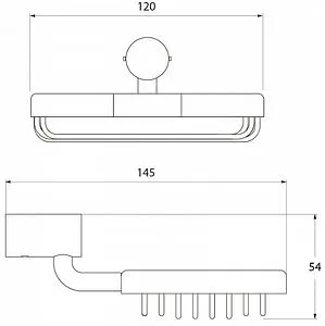 Мыльница IDDIS Renior хром L042B Мыльница IDDIS Renior хром L042B, 2