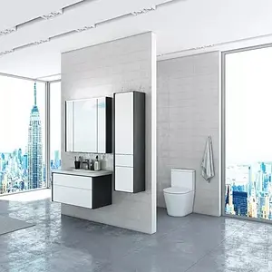 Шкаф-зеркало Roca Ronda 80 антрацит ZRU9302970, 4