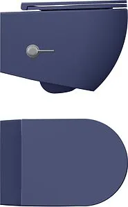 Унитаз подвесной безободковый с функцией биде и встроенным смесителем ISVEA Infinity синий матовый 10NFS1005I-2Z Унитаз подвесной безободковый с функцией биде и встроенным смесителем ISVEA Infinity синий матовый 10NFS1005I-2Z, 3