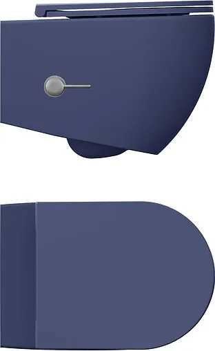 Унитаз подвесной безободковый с функцией биде и встроенным смесителем ISVEA Infinity синий матовый 10NFS1005I-2Z Унитаз подвесной безободковый с функцией биде и встроенным смесителем ISVEA Infinity синий матовый 10NFS1005I-2Z