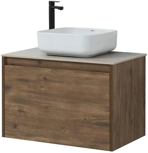 Тумба под умывальник подвесная Aquanet Nova Lite 75 дуб рустикальный 00249514