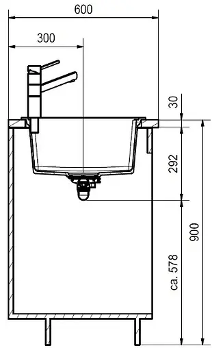 Мойка кухонная Franke Urban UBG 611-62 серый камень 114.0595.331 Мойка кухонная Franke Urban UBG 611-62 серый камень 114.0595.331