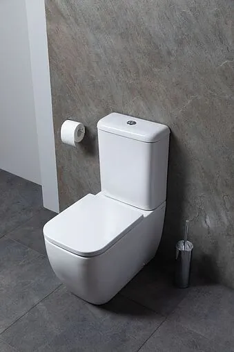 Унитаз-компакт безободковый Allen Brau Infinity белый 4.21001.20+4.21002.20