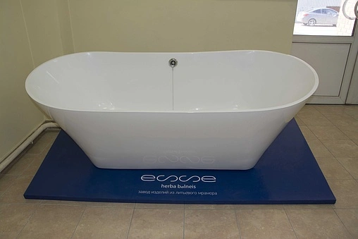 Ванна отдельностоящая из искусственного камня Esse Borax 179x79 белый EBOR1790