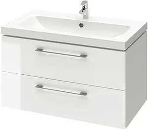 Тумба-умывальник подвесная Cersanit Lara 80 белый 64137+, 1