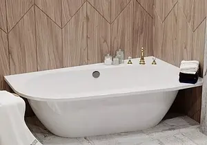 Ванна из искусственного камня Esse Marajo 190x90 R белый Ванна из искусственного камня Esse Marajo 190x90 R белый, 3