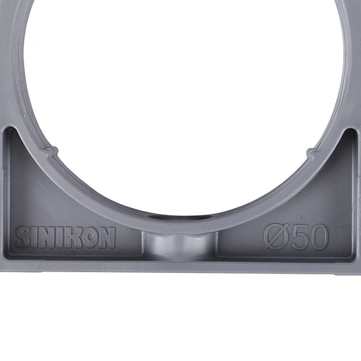 Клипса с защелкой D=50мм серый Sinikon KPP.050