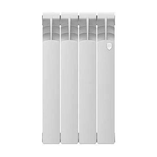 Радиатор алюминиевый 4 секций Royal Thermo Revolution A 500 Bianco Traffico RTRA350004