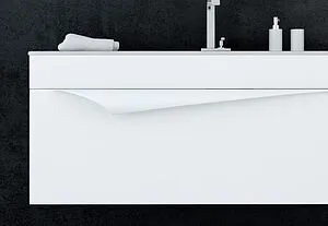 Тумба под умывальник подвесная Clarberg Papyrus Т10м белый PAP0110 Тумба под умывальник подвесная Clarberg Papyrus Т10м белый PAP0110, 4