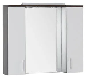 Шкаф-зеркало Aquanet Тиана 90 белый/венге 172399 Шкаф-зеркало Aquanet Тиана 90 белый/венге 172399, 1