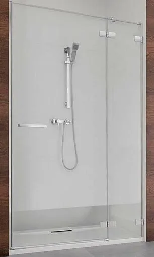 Дверь в нишу 1300мм прозрачное стекло Radaway Euphoria DWJ 130 R 383812-01R+383217-01R