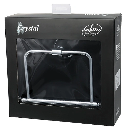 Полотенцедержатель Sofita Crystal хром SF-35011