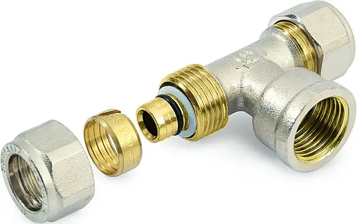 Тройник компрессионный переходной 20мм x ¾&quot;в x 20мм General Fittings 530012N052020A