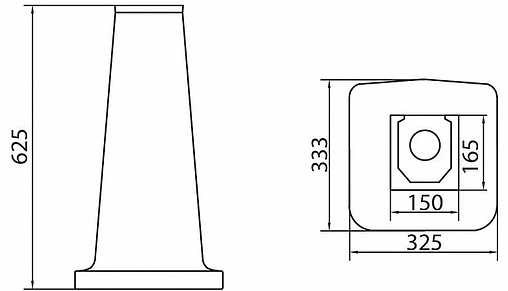 Пьедестал BelBagno Boheme белый BB115P
