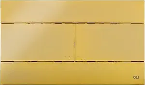 Клавиша смыва для унитаза OLI Slim 154962 золото Клавиша смыва для унитаза OLI Slim 154962 золото, 1