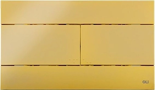 Клавиша смыва для унитаза OLI Slim 154962 золото