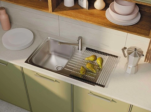 Смеситель для кухни Omoikiri Aogashima-BN нержавеющая сталь 4994246