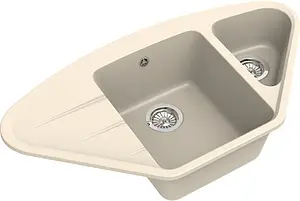 Мойка кухонная Ewigstein Wink W-80KF крем Мойка кухонная Ewigstein Wink W-80KF крем, 1