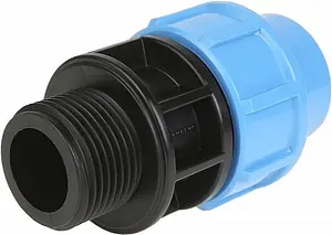 Муфта компрессионная переходная 25мм x 1"н Джилекс 9125 Муфта компрессионная переходная 25мм x 1"н Джилекс 9125, 1