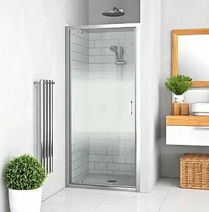 Дверь в нишу 800мм прозрачное/матовое стекло Roltechnik Lega Line LLDO⅛00 551-8000000-00-21, 5