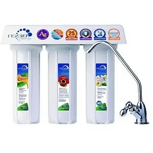 Фильтр под мойку для сверхжесткой воды Гейзер-3 ИВС Люкс 16009, 1