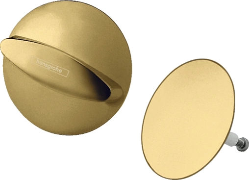 Внешняя монтажная часть сифона для ванны Hansgrohe Flexaplus полированное золото 58185990