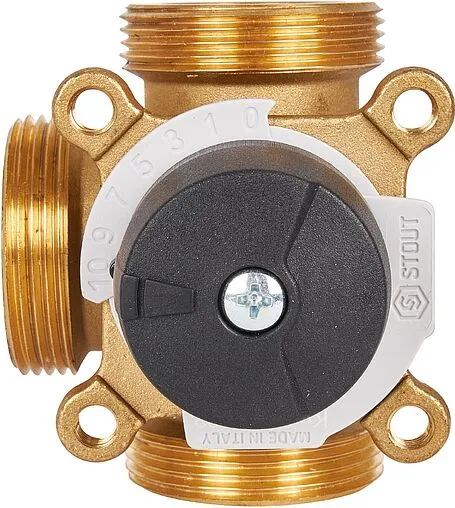 Трехходовой смесительный клапан 1, 1½&quot; Kvs 8.0 Stout SVM-0013-012501