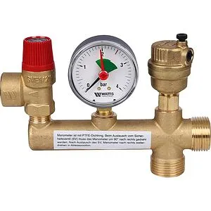 Группа безопасности котла до 32 кВт 1&quot; 2.5 бар Buderus KSS 7747304826, 4