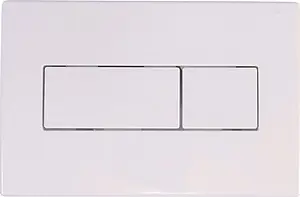 Клавиша смыва для унитаза Styron STY-800-1 белый глянцевый Клавиша смыва для унитаза Styron STY-800-1 белый глянцевый, 1