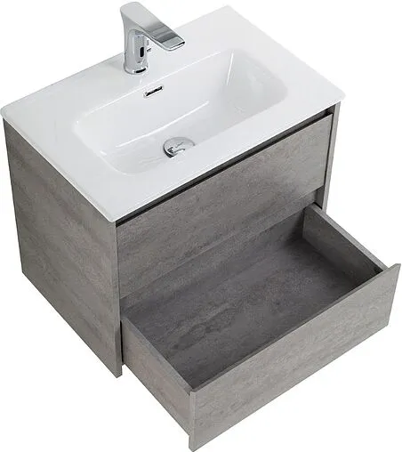 Тумба под умывальник подвесная BelBagno KRAFT 39 70 Cemento Grigio KRAFT 39-700/390-2C-SO-CG Тумба под умывальник подвесная BelBagno KRAFT 39 70 Cemento Grigio KRAFT 39-700/390-2C-SO-CG