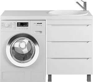 Тумба-умывальник напольная Uperwood Tanos 120 R белый 291021008 Тумба-умывальник напольная Uperwood Tanos 120 R белый 291021008, 1