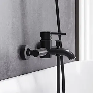 Смеситель для ванны Damixa Scandinavian Pure чёрный матовый 361000300 Смеситель для ванны Damixa Scandinavian Pure чёрный матовый 361000300, 3