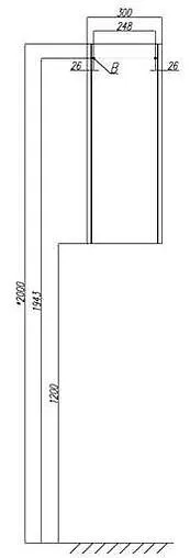 Шкаф Aquaton Йорк 30 ясень фабрик 1A171403YOAV0