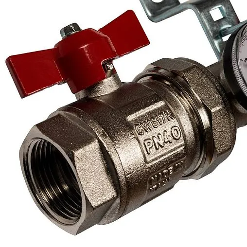 Группа коллекторная без расходомеров 3 отвода 1&quot;в/в x ¾&quot;ек Stout SMS 0912 000003