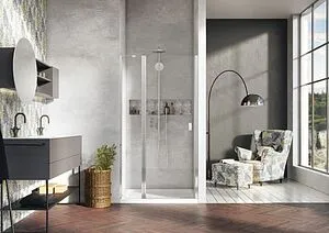 Дверь в нишу 1000мм прозрачное стекло Radaway NES DWJ II 90 L 10036100-01-01L, 3