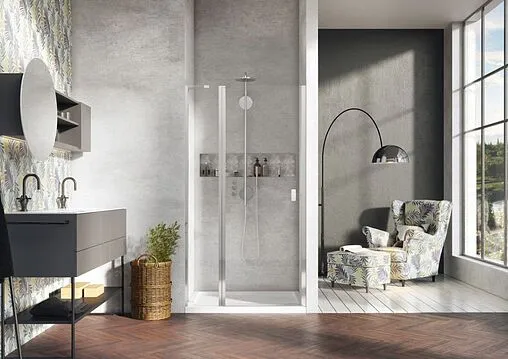 Дверь в нишу 1000мм прозрачное стекло Radaway NES DWJ II 90 L 10036100-01-01L