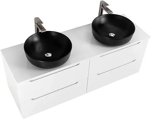 Тумба-умывальник подвесная BelBagno ETNA 120 Bianco Lucido ETNA-1200-2C-SO-BL-P+