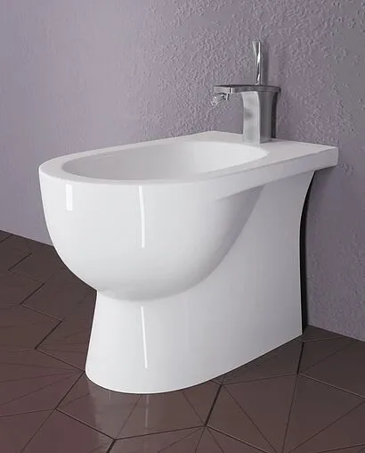 Биде напольное Sanita luxe Art белый BD.FS/Art/C/WHT.G/S1