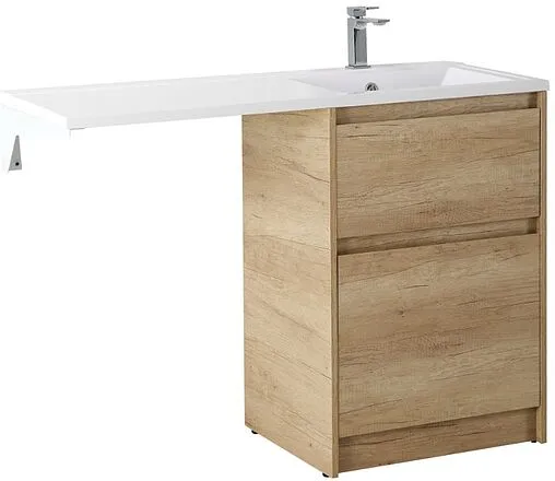 Тумба под умывальник напольная BelBagno KRAFT-LVD 58 Rovere Nebrasca Nature KRAFT-LVD-580/1200-2C-PIA-RNN