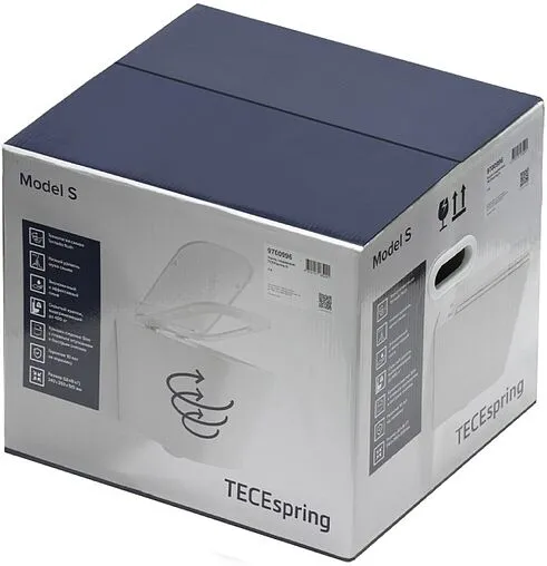 Унитаз подвесной безободковый TECEspring S Tornado белый 9700996