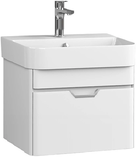 Тумба-умывальник подвесная ISVEA Fonte 48 белый 21SQS001048I+10SQ50048SV