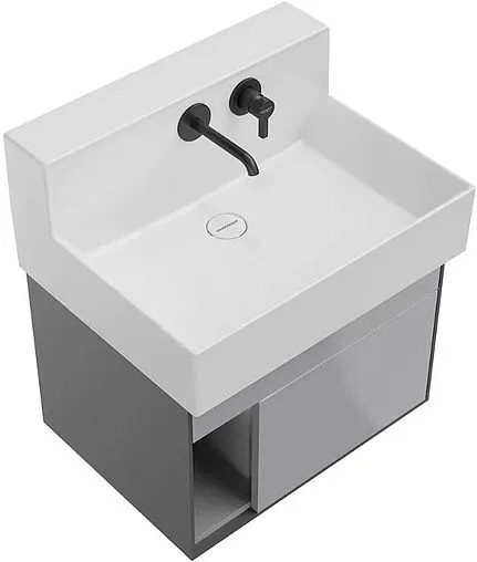 Тумба под умывальник подвесная Kerama Marazzi Logica M 65 серый LO.M.65\GRAY