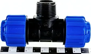 Тройник компрессионный переходной 20мм x ¾&quot;н x 20мм ТПК-Аква 51203420, 5