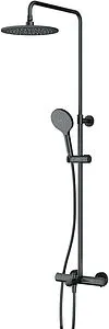 Душевая система с термостатом для ванны Am.Pm Like чёрный матовый F0780522 Душевая система с термостатом для ванны Am.Pm Like чёрный матовый F0780522, 1