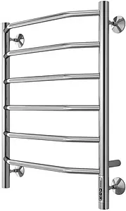 Полотенцесушитель электрический лесенка Terminus Виктория П6 500х650 электро quick touch полированная сталь 4670078531193, 1