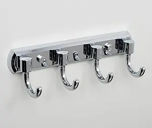 Планка с 4-мя крючками Wasserkraft Oder хром 3074, 2