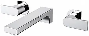 Смеситель для раковины из стены Swedbe Platta хром 5503 Смеситель для раковины из стены Swedbe Platta хром 5503, 1