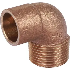 Уголок пайка переходной 18мм x ¾"н Sanha 4092g 140921834 Уголок пайка переходной 18мм x ¾"н Sanha 4092g 140921834, 1