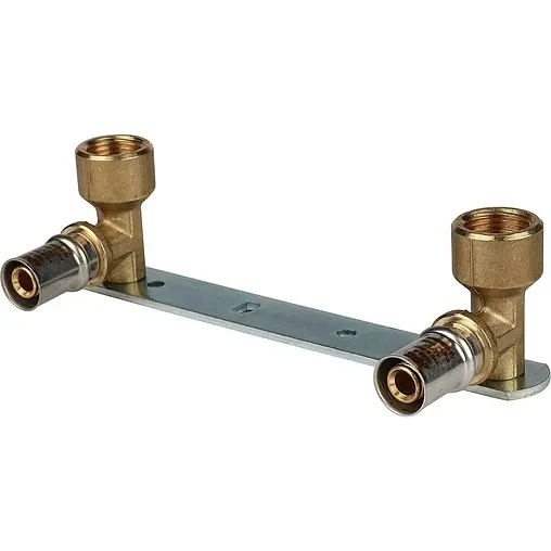 Монтажная планка с водорозетками пресс 16мм x ½"в APE AP492 12x16