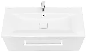 Тумба-умывальник подвесная Aquaton Мадрид 100 M белый 1A1269K6MA010, 4